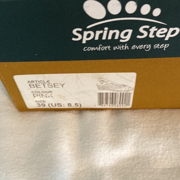 Spring Step Sandal Pink Size 8-1/2 New in the Box - Picture 10 of 11